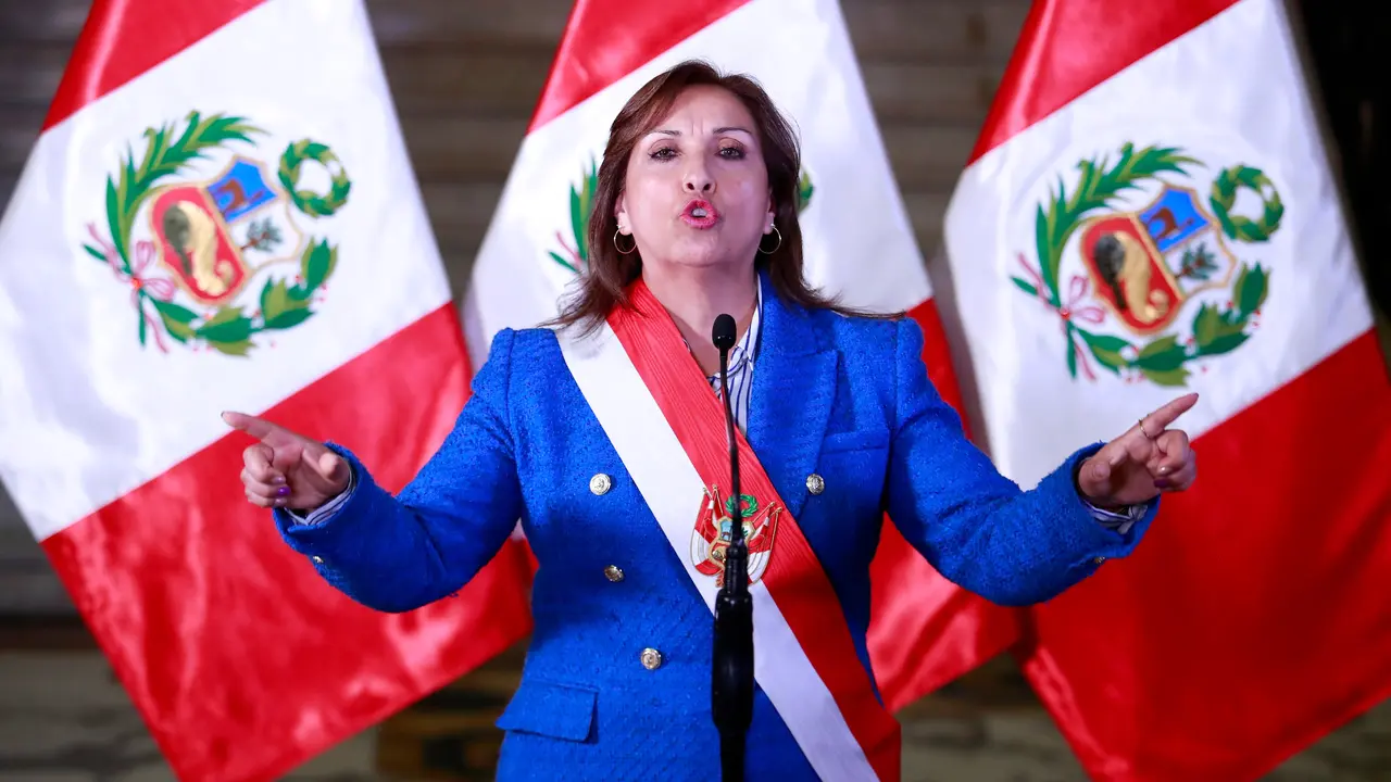 Dina Boluarte, presidenta del Per&uacute;. - RR.SS.