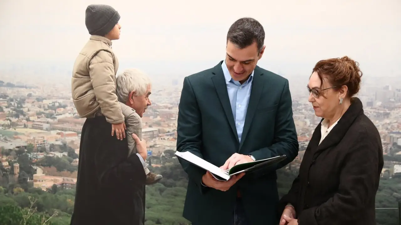 Pedro Sánchez en un acto de la Fundación Pasqual Maragall. / @sanchezcastejon