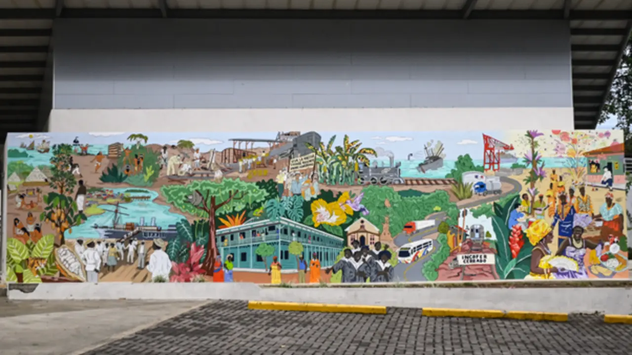 Primer mural de realidad aumentada en Costa Rica. / Universidad de Costa Rica