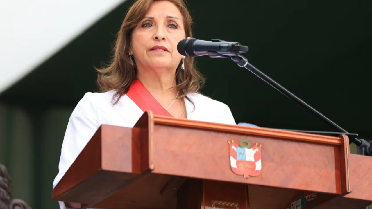 Dina Boluarte, presidenta peruana. / Presidencia del Per&uacute;
