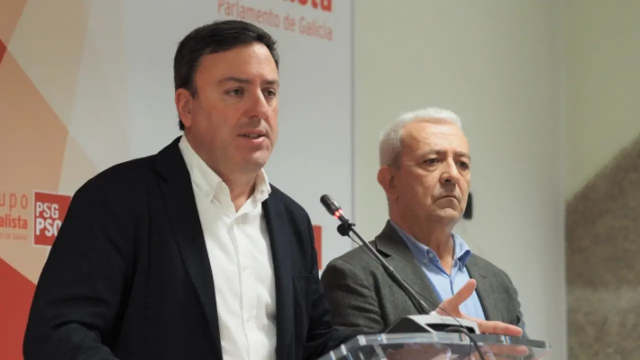 González Formoso y Luis Álvarez. / PSdeG-PSOE