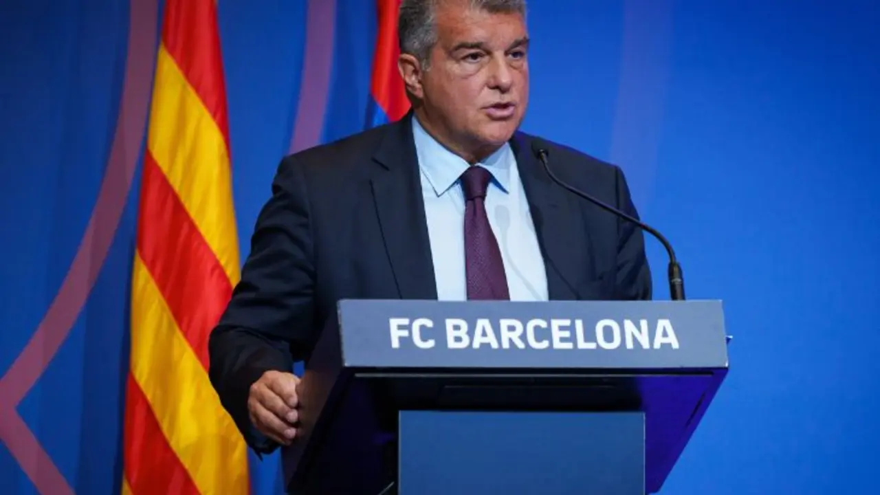 Joan Laporta, presidente del FC Barcelona. / @FCBarcelona_cat.