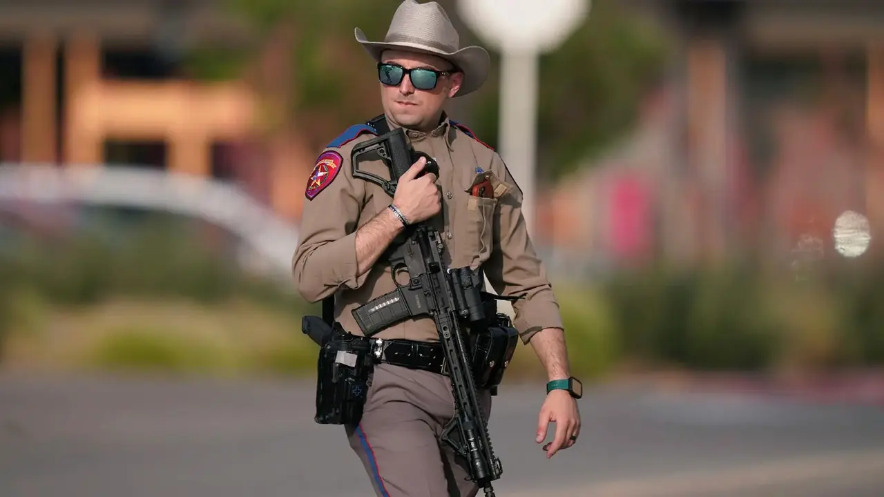 Agente de la polic&iacute;a de EE UU, divisi&oacute;n de los Rangers de Texas. / RR.SS.