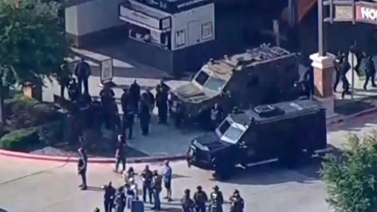 Tiroteo en Texas el 6 de mayo. / RR SS.