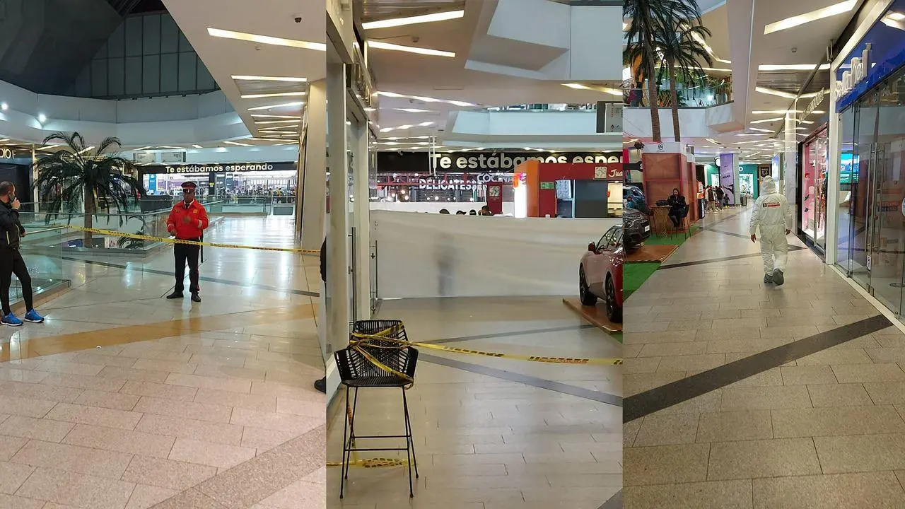 Tiroteo en el centro comercial Unicentro de Bogot&aacute;, Colombia. / RR.SS.