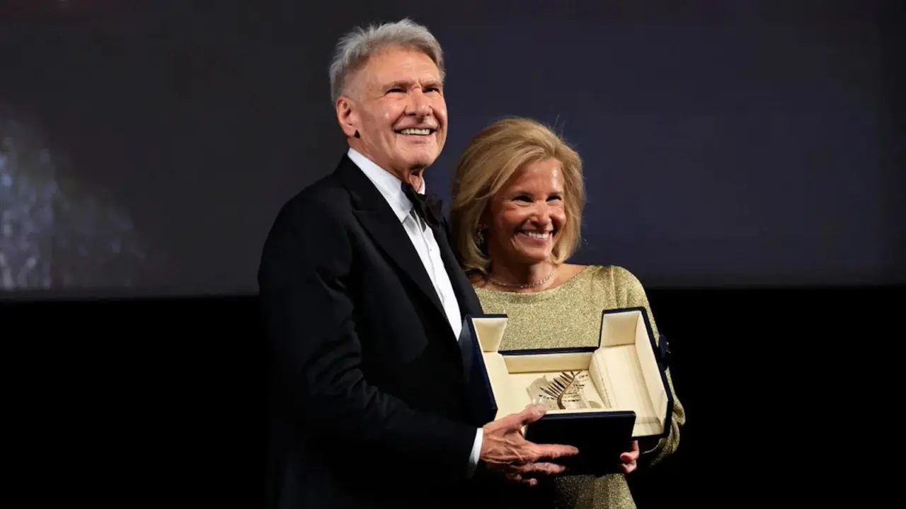 Harrison Ford recibió la Palma de Oro honorífica, similar a un premio a la trayectoria, en el Festival de Cine de Cannes. / CNN