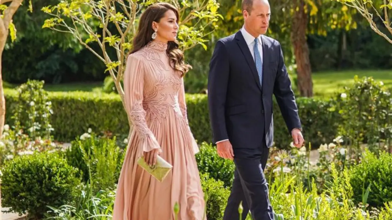 Guillermo y Kate Middleton, pr&iacute;ncipes de Gales. / RR SS.