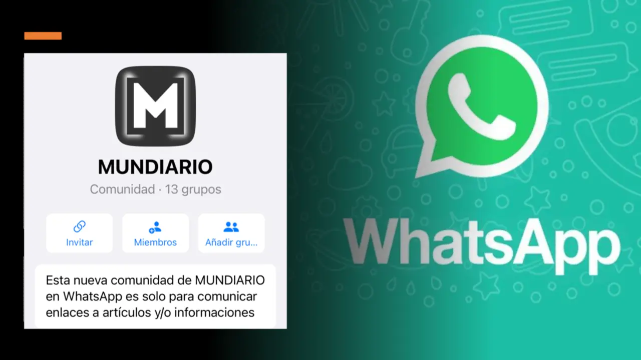 Imagen de la Comunidad de MUNDIARIO en WhatsApp. / Mundiario