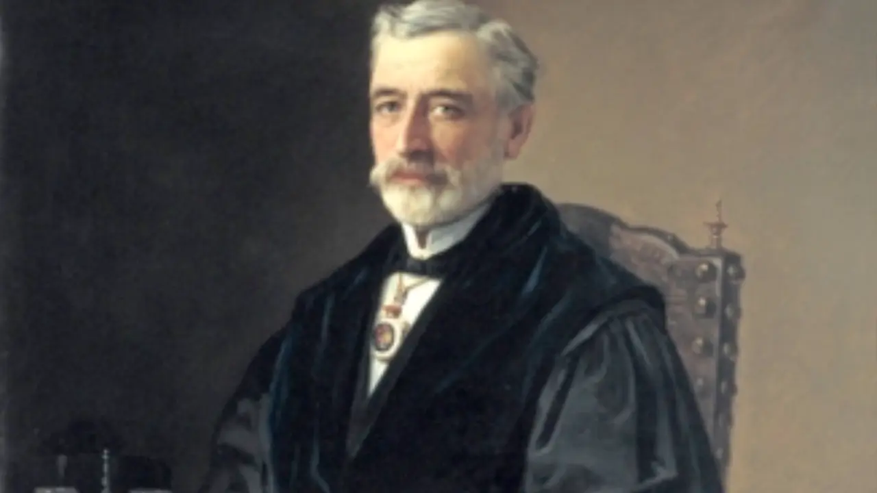 Fragmento de una obra dedicada a Montero Ríos. / Universidad de Zaragoza