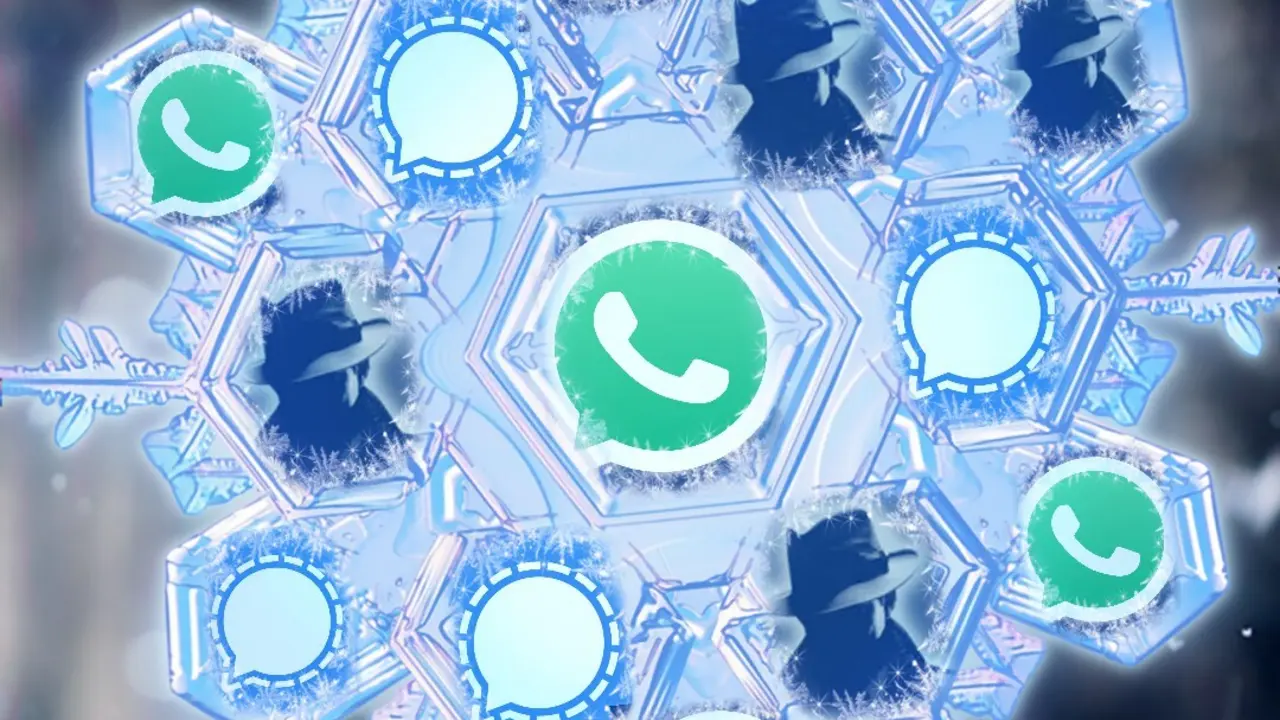 Logos de Signal y WhatsApp. / Mundiario