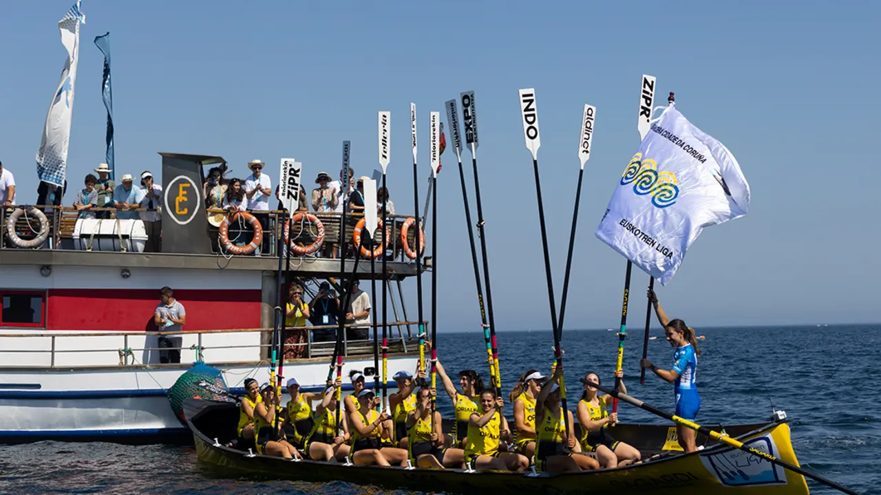 Orio, en 2022 gan&oacute; la Bandera de A Coru&ntilde;a y la liga.