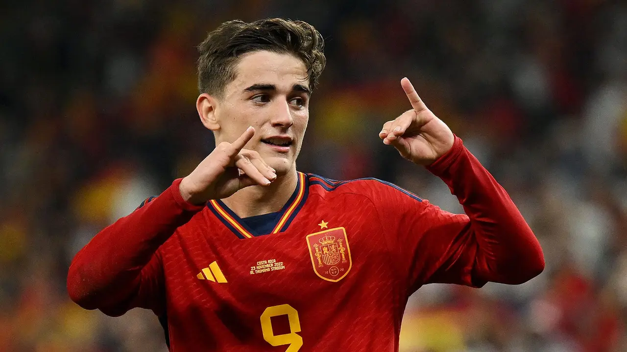 Gavi, jugador del Barcelona y de la selecci&oacute;n espa&ntilde;ola. / @Twitter