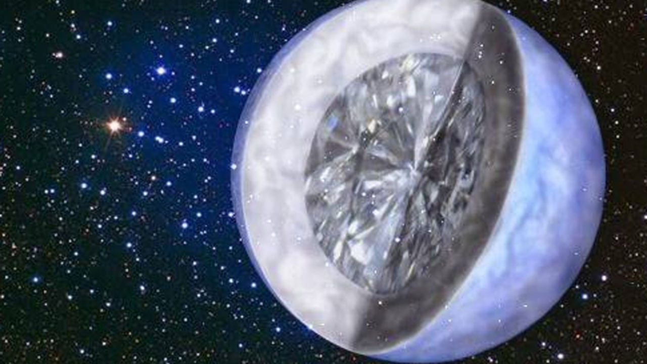 Estrella enana blanca cristaliz&aacute;ndose. / Centro de Astrof&iacute;sica de Harvard & Smithsonian