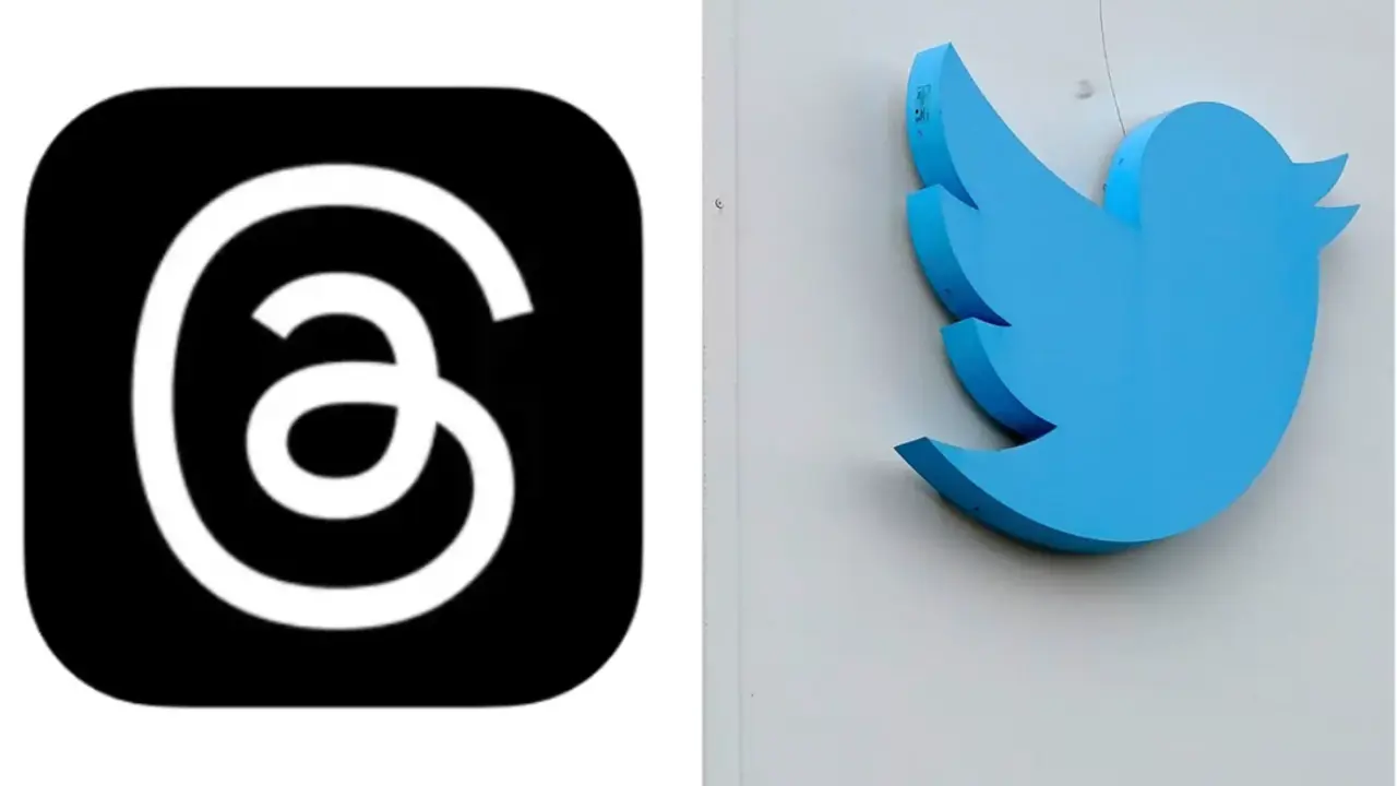 Logos de Threads y de Twitter. / RR SS