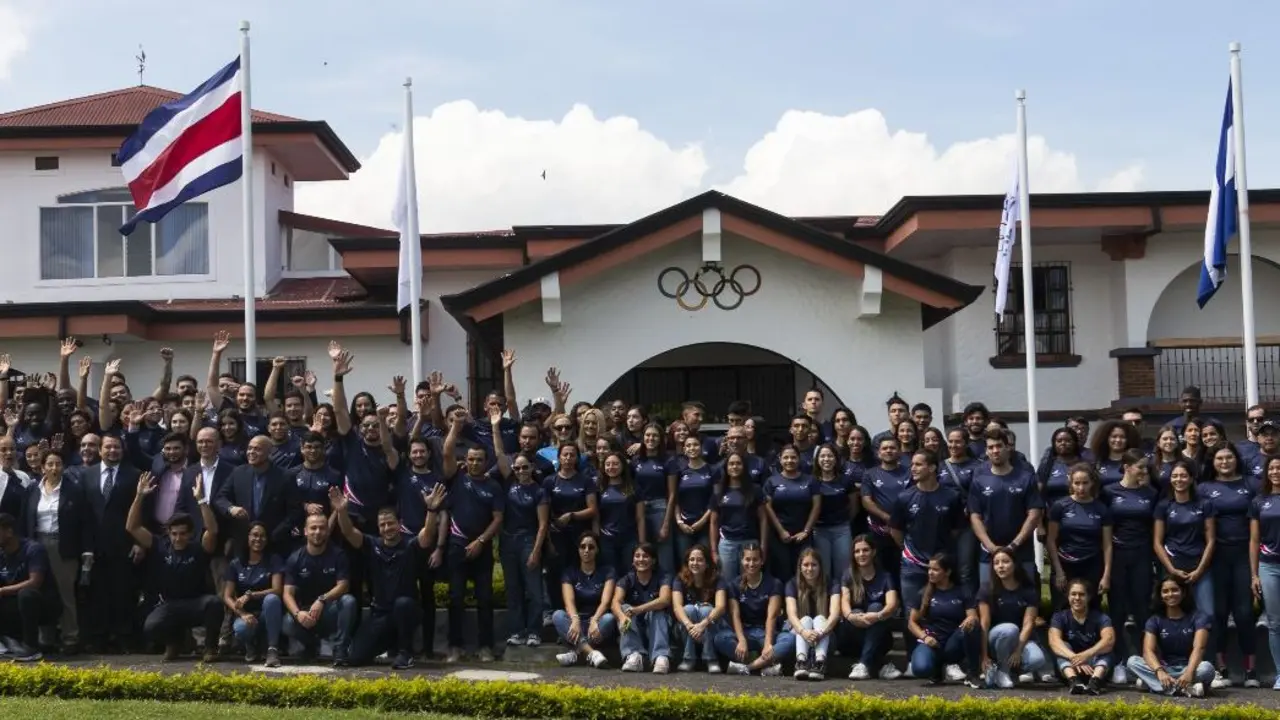 Delegaci&oacute;n costarricense./ RR SS