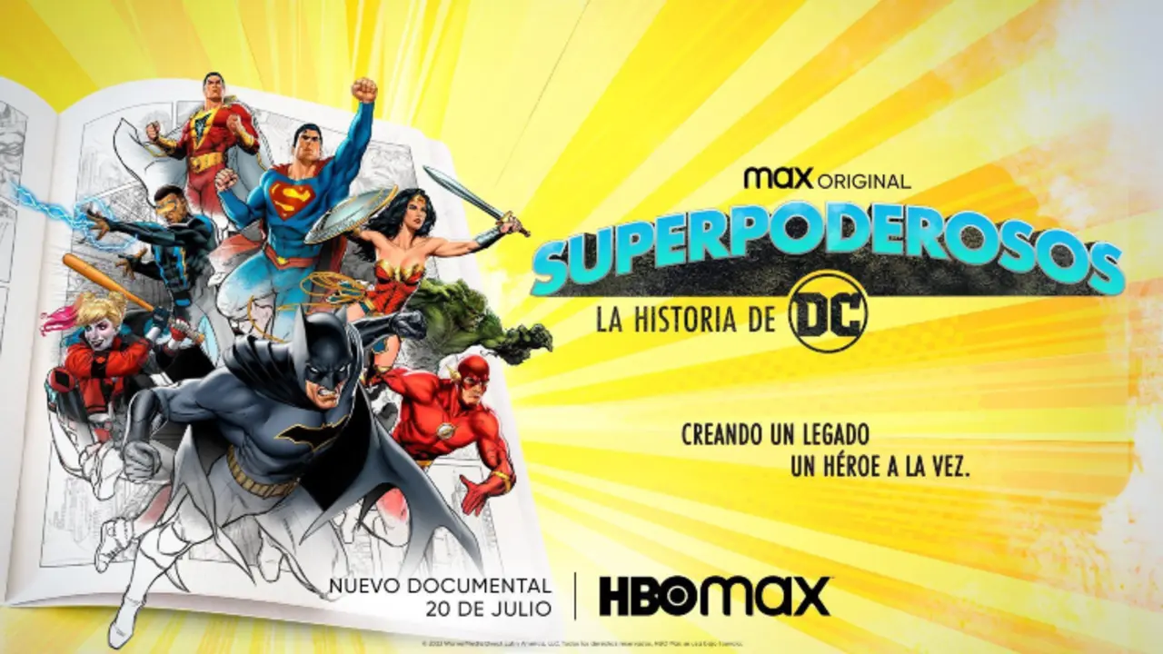Banner de Superpowered: La historia de DC. / HBO Max