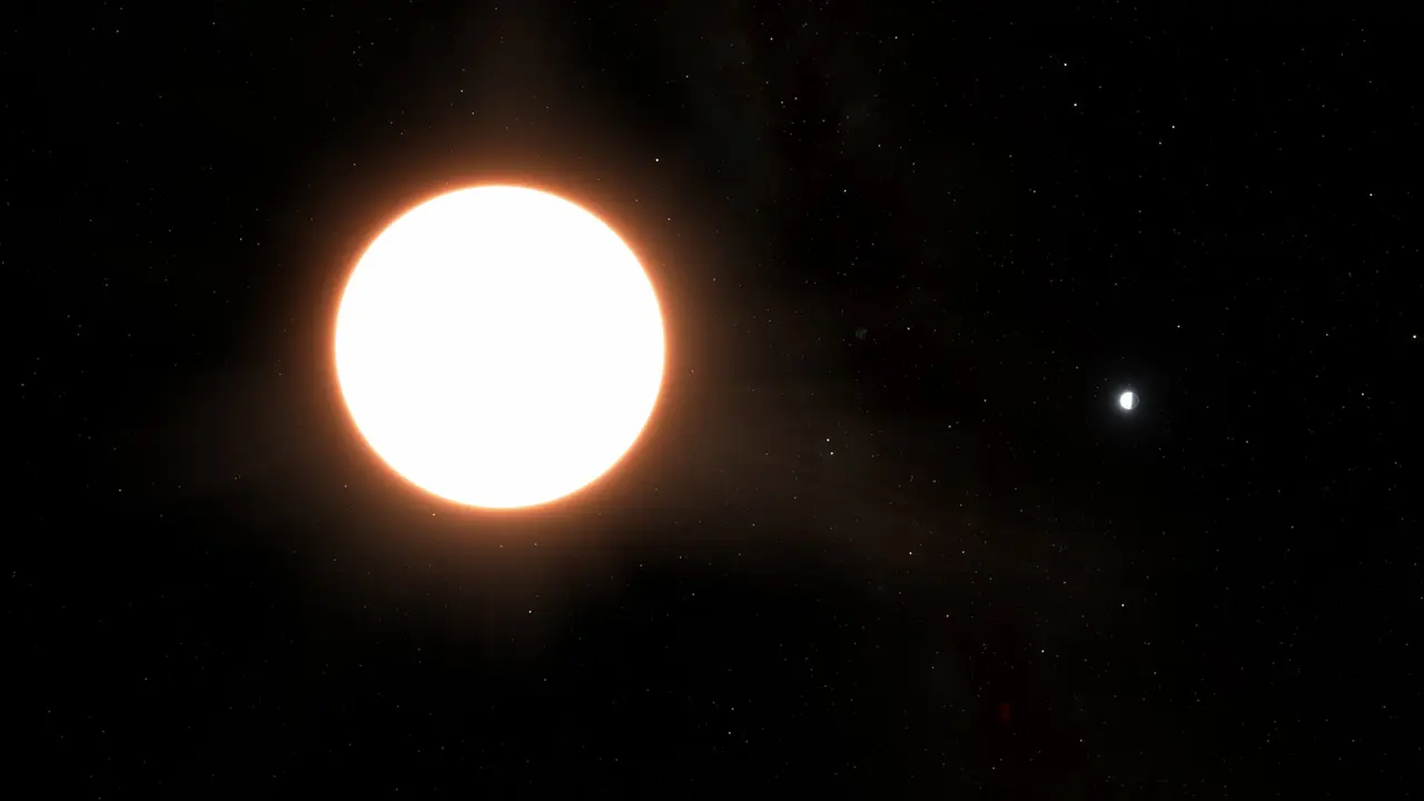 Exoplaneta met&aacute;lico LTT9779b tomado por el telescopio CHEOPS. / ESA