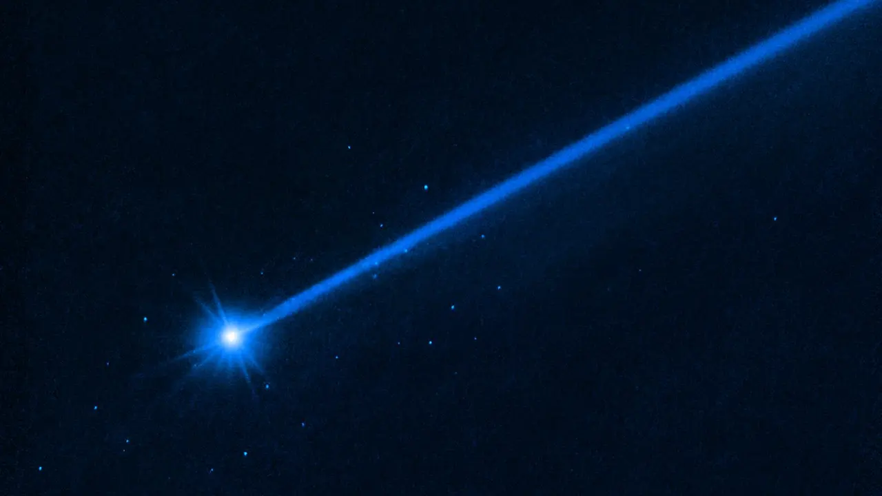 Restos del asteroide Dimorfos impactado por la misi&oacute;n DART. / NASA