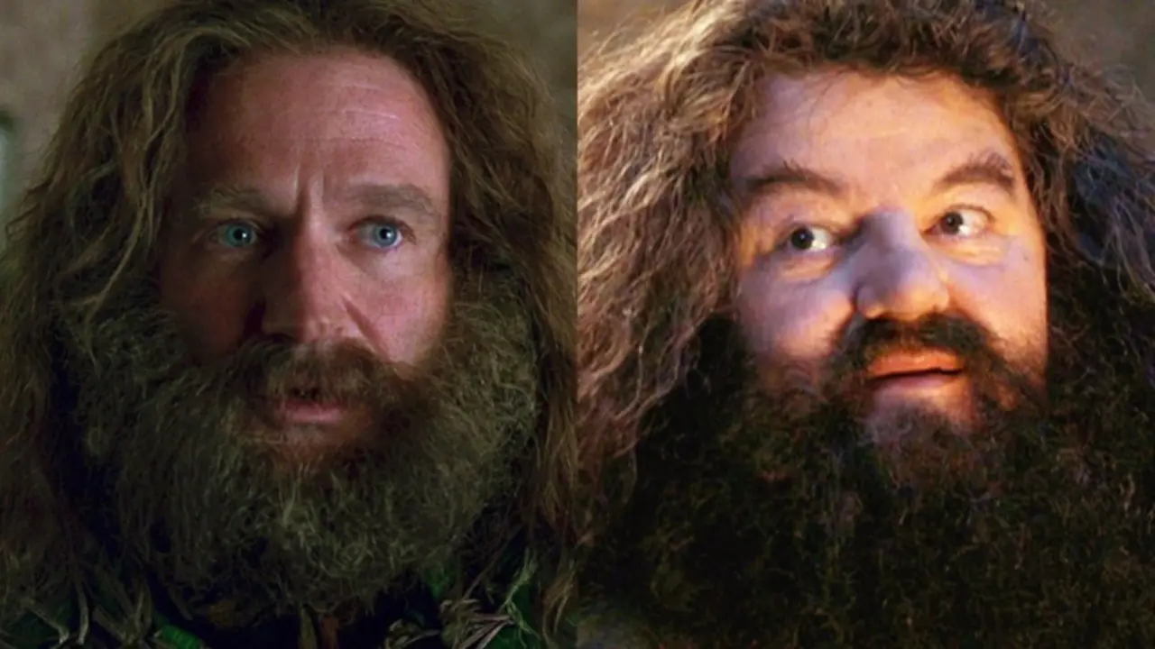 Robin Williams y su deseo de ser Hagrid. / RRSS