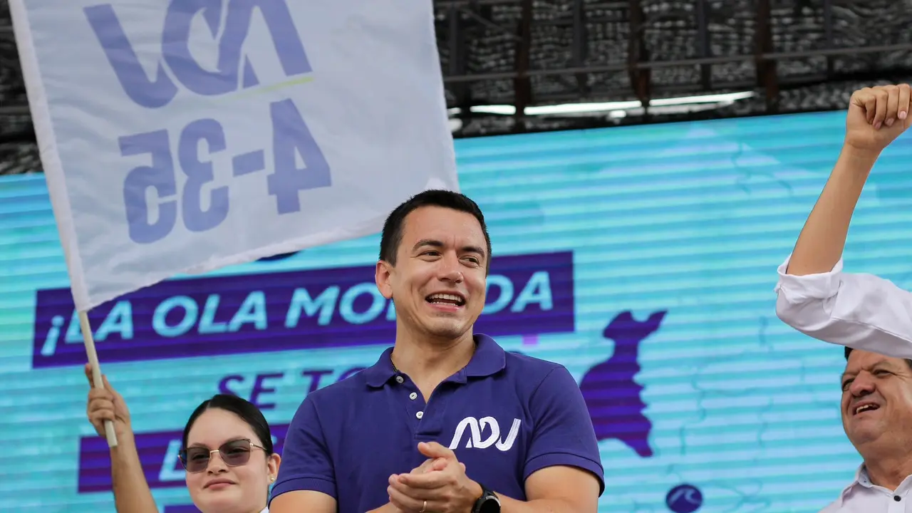 Daniel Noboa, candidato presidencial de Ecuador. / RR.SS.