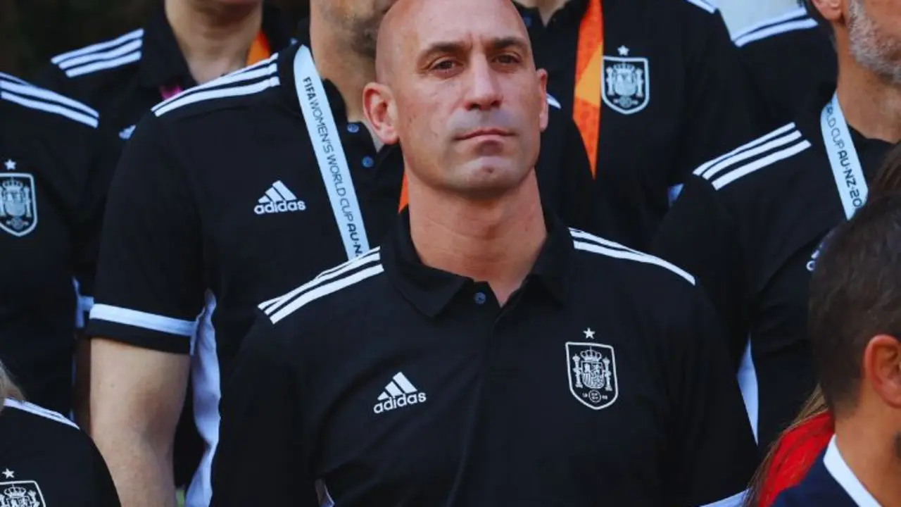 Luis Rubiales, presidente de la Real Federaci&oacute;n Espa&ntilde;ola de F&uacute;tbol (RFEF). / RR SS.