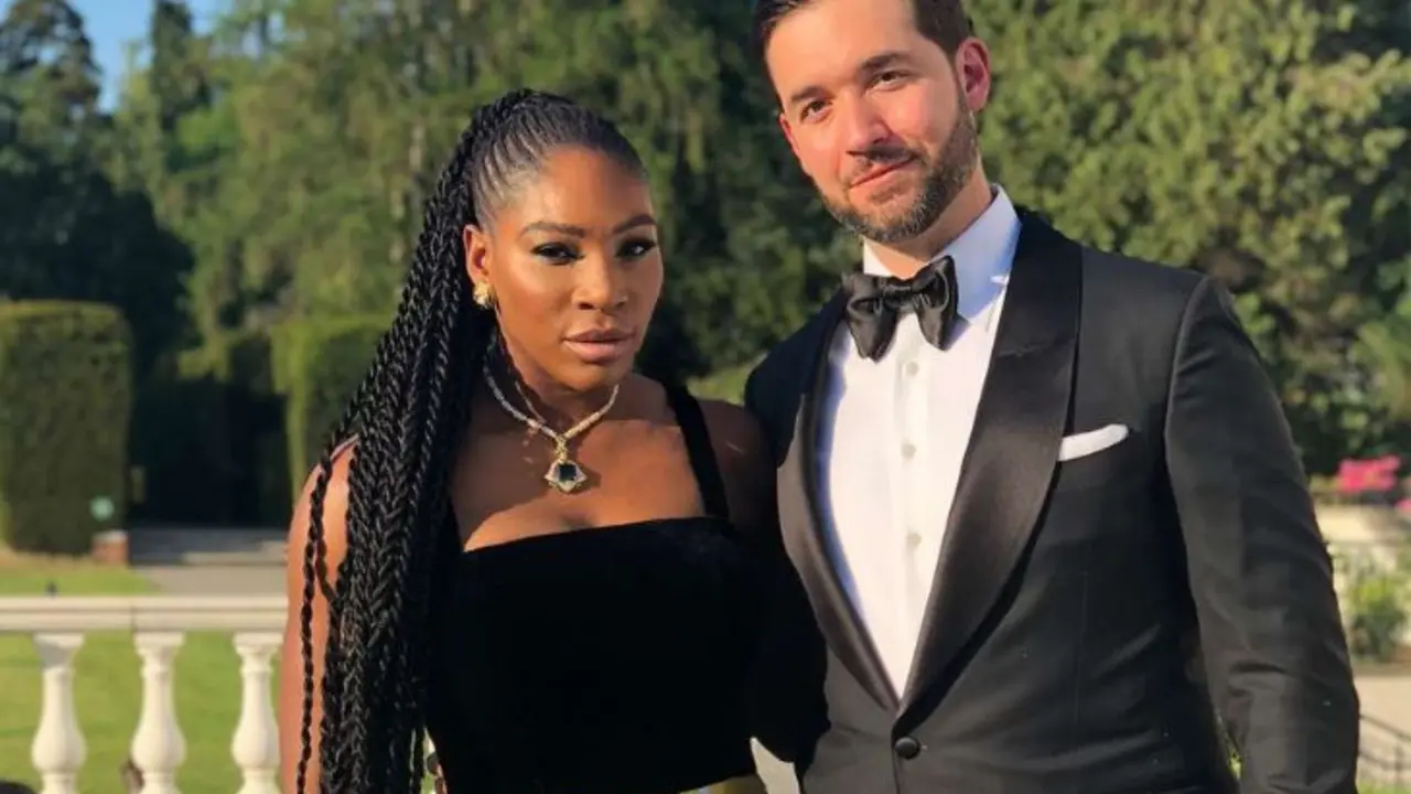 Serena Williams, extenista; y Alexis Ohanian, empresario. / RR SS.
