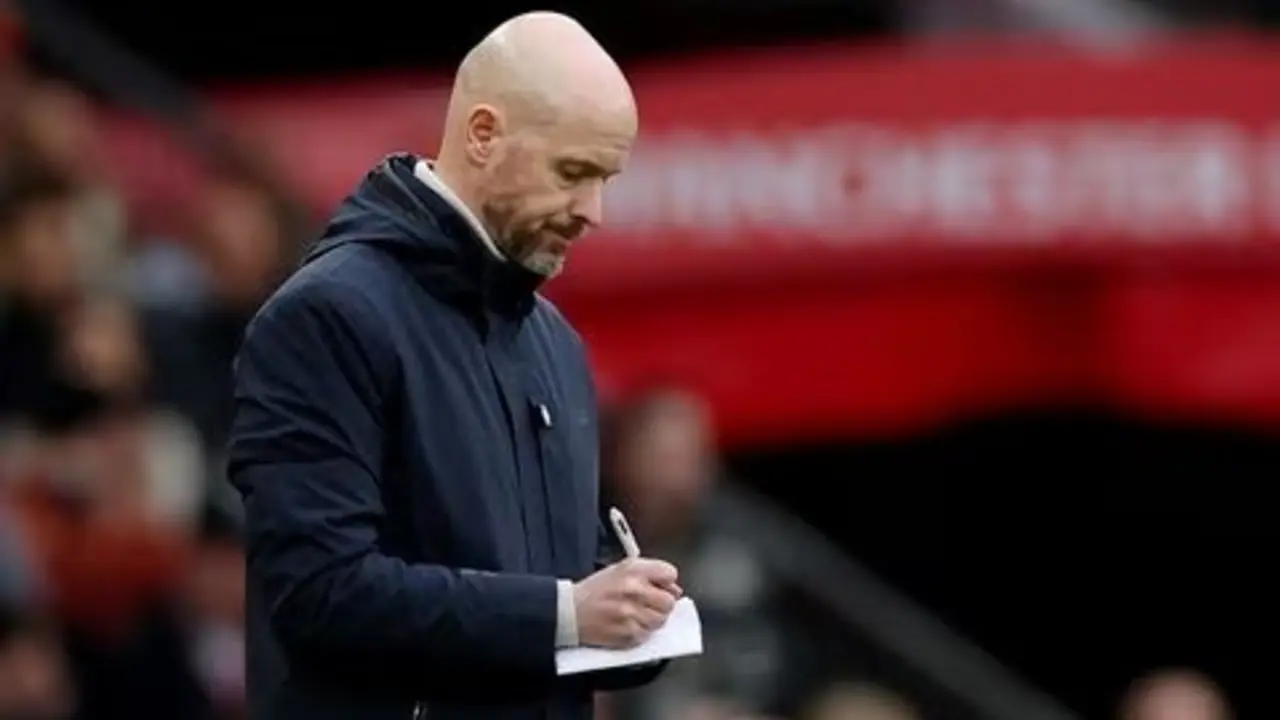 Erik Ten Hag, entrenador del Manchester United.  / @Twitter