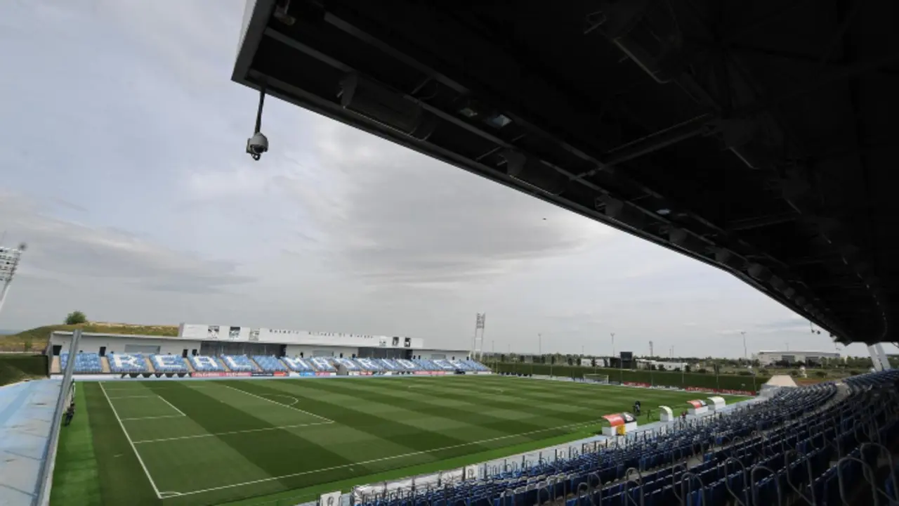 Vista general del Estadio Alfredo Di Stefano, en la Ciudad Deportiva del Real Madrid en Valdebebas. / RR SS.