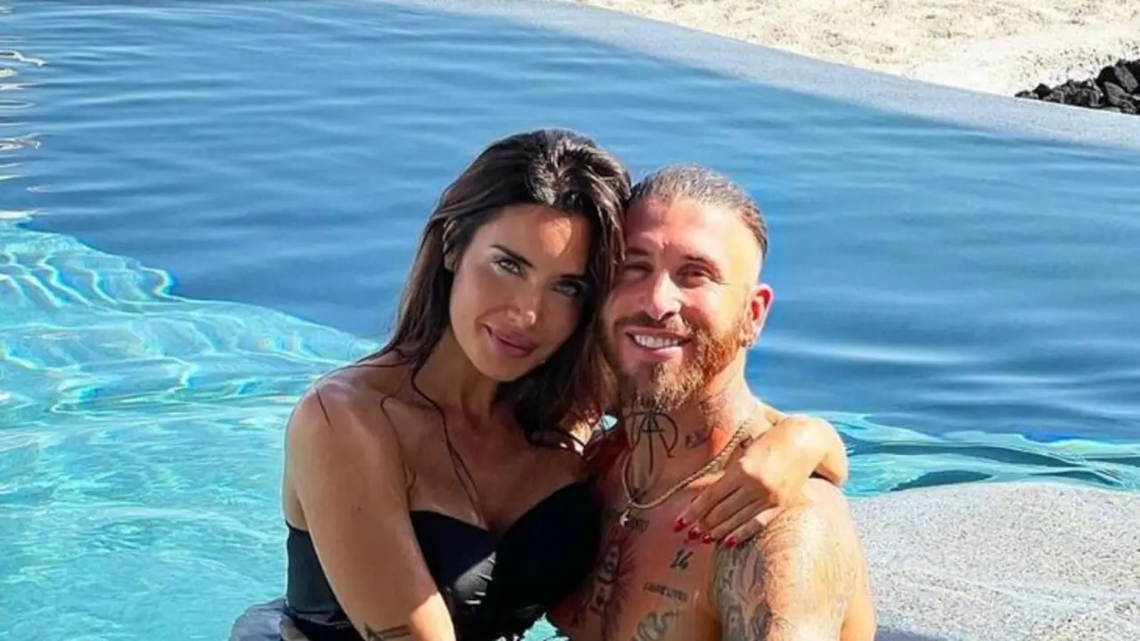 Pilar Rubio, presentadora; y Sergio Ramos, futbolista. / Instagram.