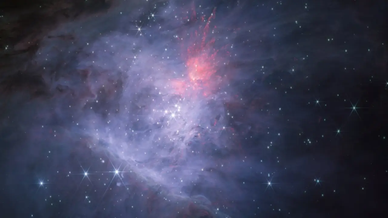Sistemas planetarios binarios en la nebulosa de Ori&oacute;n tomadas por el telescopio James Webb. / NASA