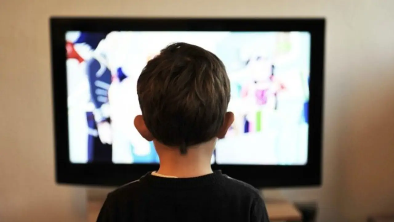 Ni&ntilde;o viendo la televisi&oacute;n. / RR SS.