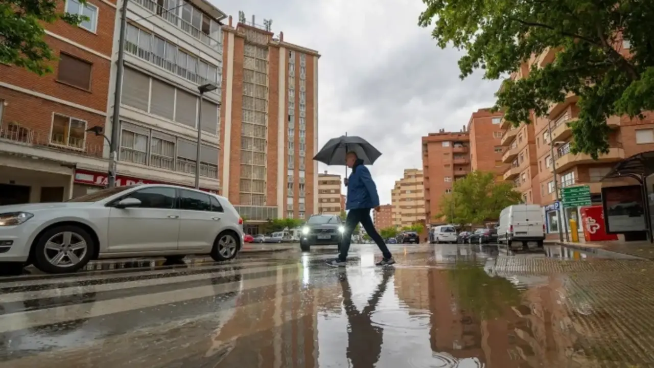 Lluvias en Madrid. / RR SS.