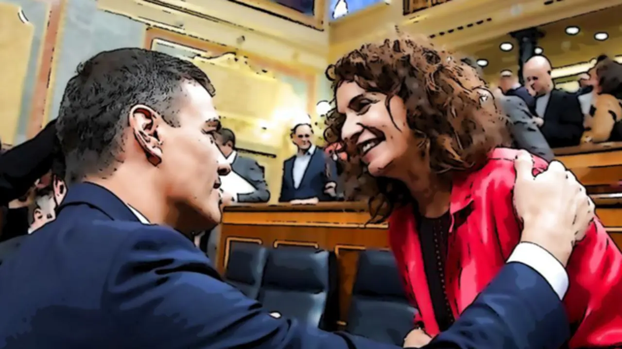 El presidente del Gobierno y la ministra de Hacienda. / RR SS