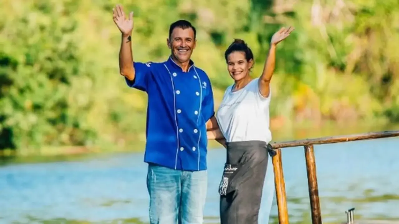 Chef espa&ntilde;ol David Peregrina Cap&oacute; y su mujer &Eacute;rica da Silva Santos. / RR.SS.