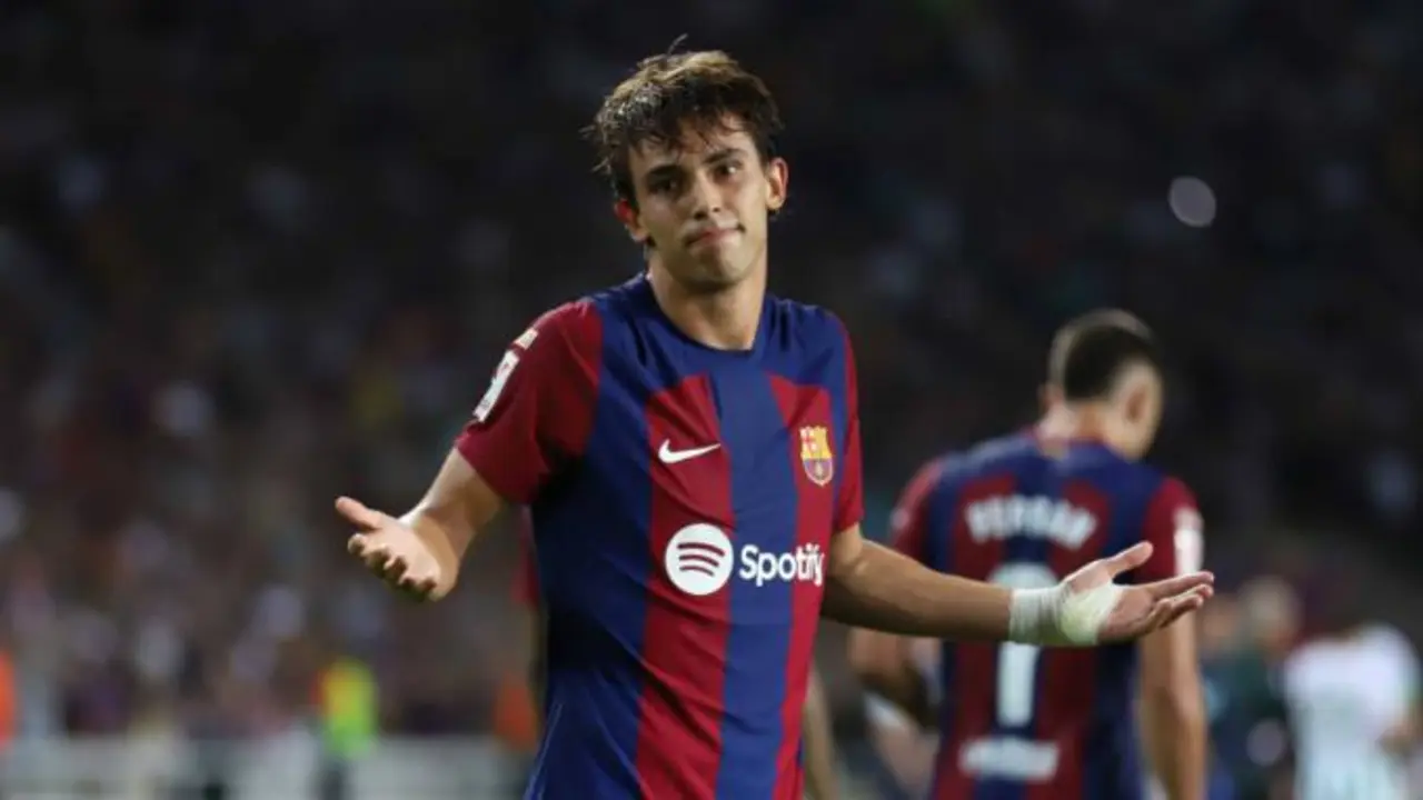 Joao F&eacute;lix, delantero del FC Barcelona. / @FCBarcelona