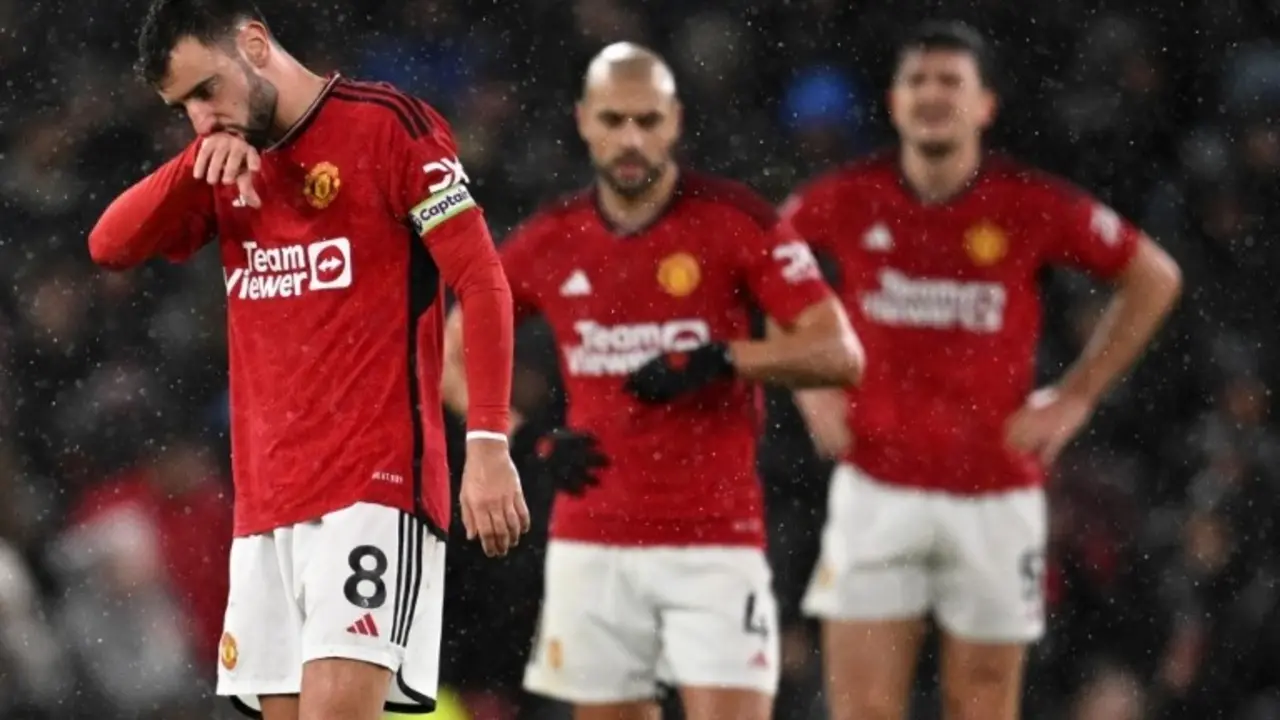 Jugadores del Manchester United. / @Twitter