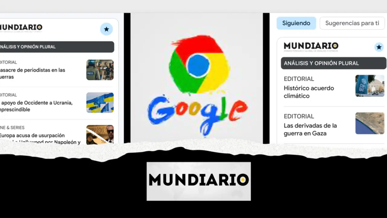 MUNDIARIO en Google News Showcase. / Mundiario