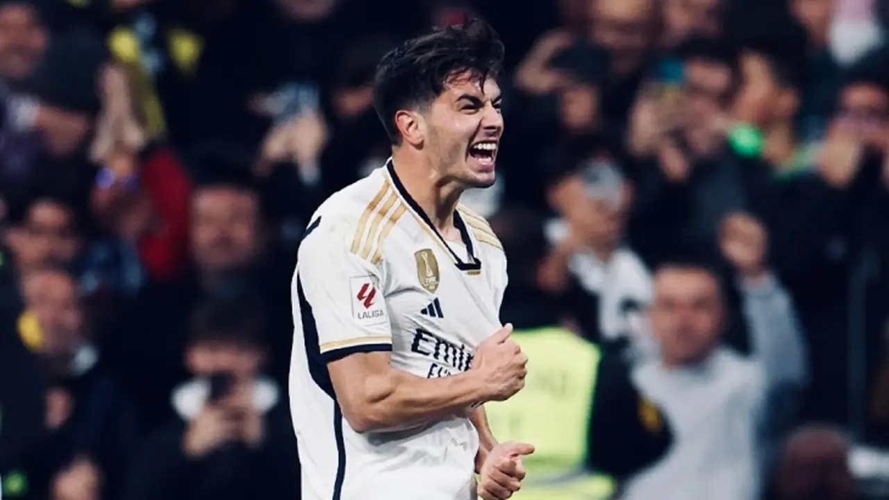 Brahim D&iacute;az, delantero del Real Madrid. @Brahim