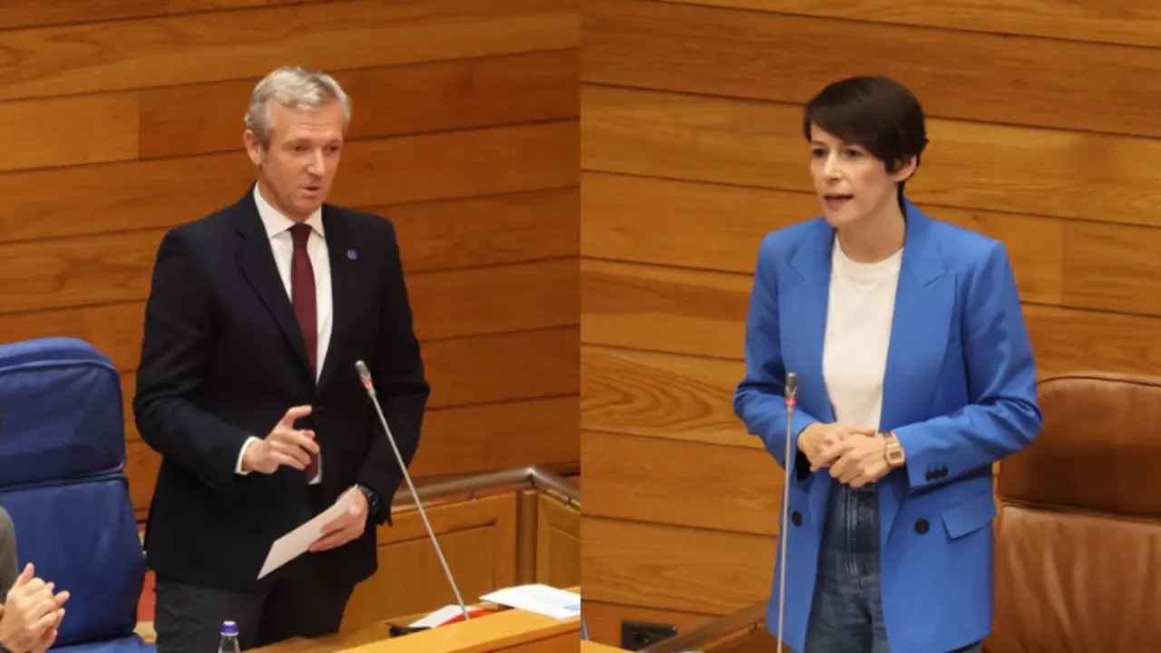 Alfonso Rueda y Ana Pont&oacute;n. / Mundiario