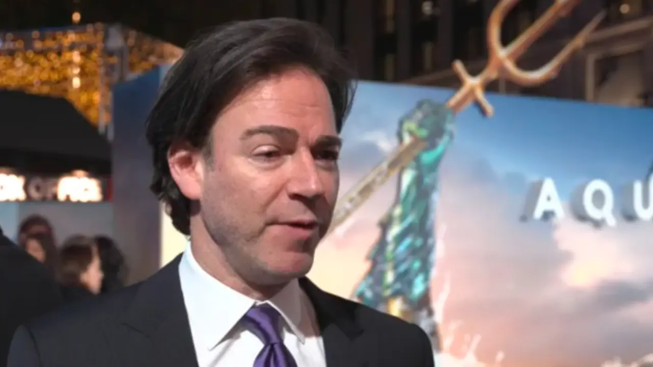 Peter Safran en la premiere de Aquaman 2. / RRSS