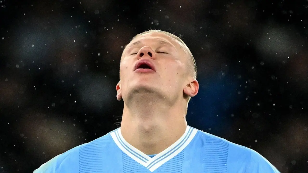 Erling Haaland, delantero del Manchester City. @ErlingHaaland
