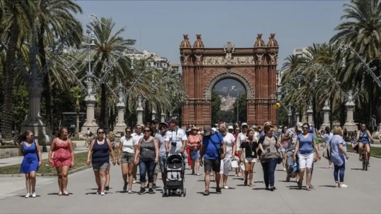Turistas en Barcelona. / RR SS.