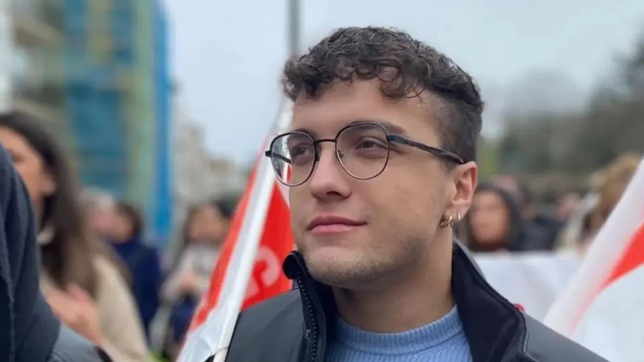 Xurxo Doval, de las Xuventudes Socialistas de Galicia