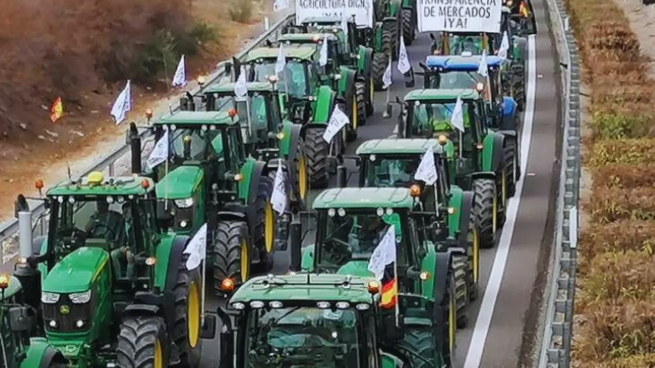 Protesta agraria. / RR SS.