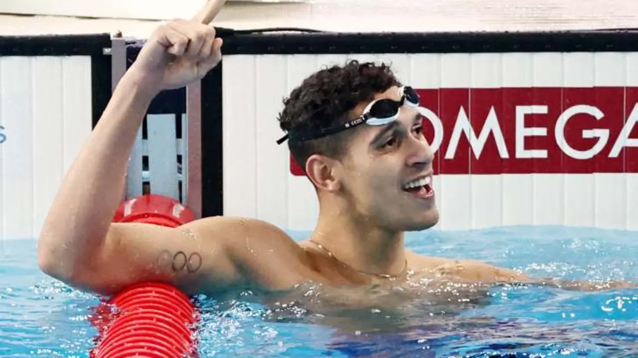 Hugo Gonz&aacute;lez, campe&oacute;n mundial de estilo espalda. / @AytoRivas