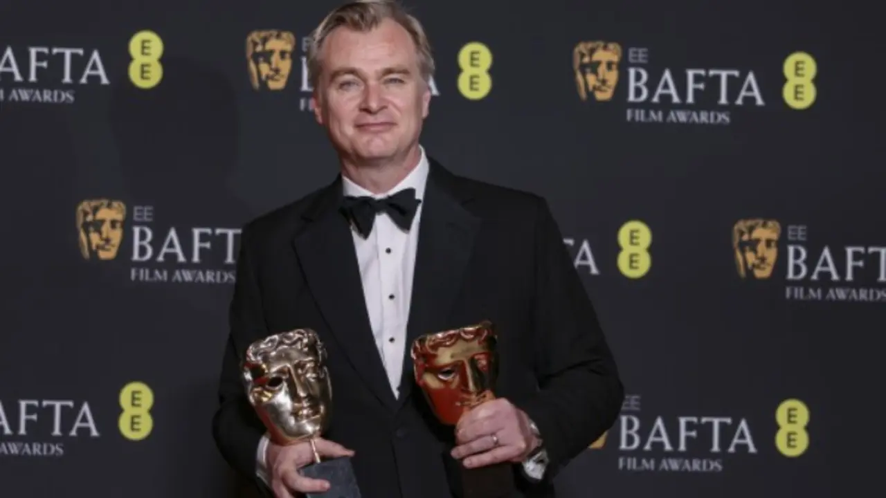 Christopher Nolan en los Premios BAFTA. / RRSS
