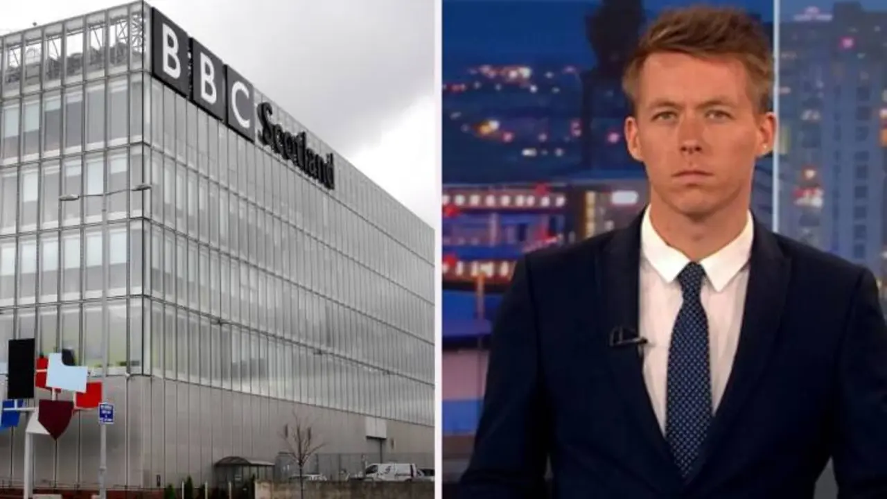 Nick Sheridan, periodista irland&eacute;s de la BBC. / Composici&oacute;n