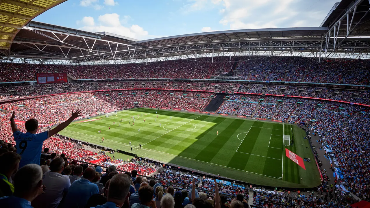Estadio de Wembley. / @wembleystadium