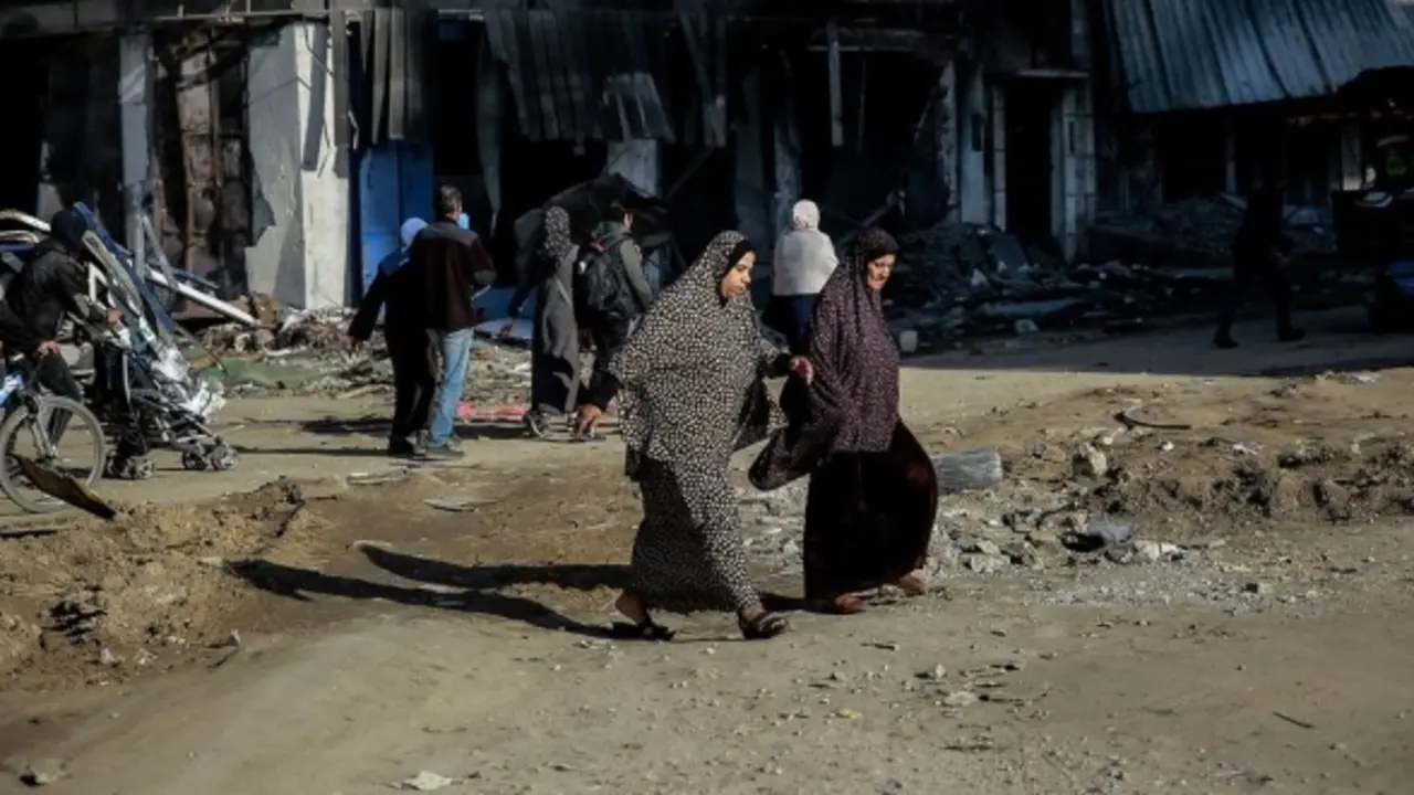 Destrucci&oacute;n en la ciudad de Gaza en el sexto mes del conflicto. / UNICEF.