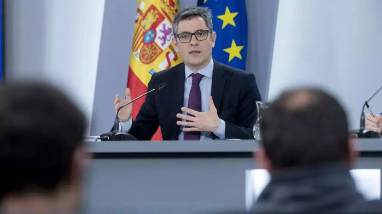 F&eacute;lix Bola&ntilde;os, ministro de Presidencia y Justicia en el Consejo de Ministros. / RR.SS.